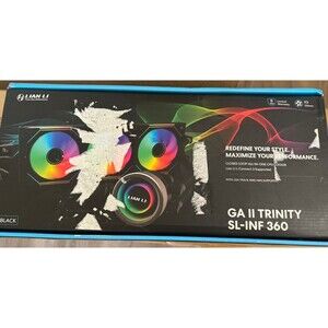 Lian Li Galahad II Trinity SL-INF 360 GA2T36INB US Liquid CPU Cooler Black